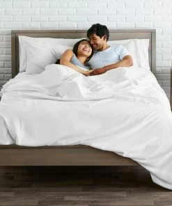 Bare Home Microfiber Flat / Top Sheet, White, Full -Bare Sales Store 2d517b4f02a8b75d 4379 w800 h800 b0 p0