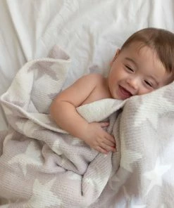 Living Textiles Chenille Baby Blanket, Grey Stars -Bare Sales Store 2eb1575d0d5ffffa 7775 w800 h800 b0 p0