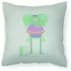 The-store Alphabet E For Elephant Fabric Decorative Pillow