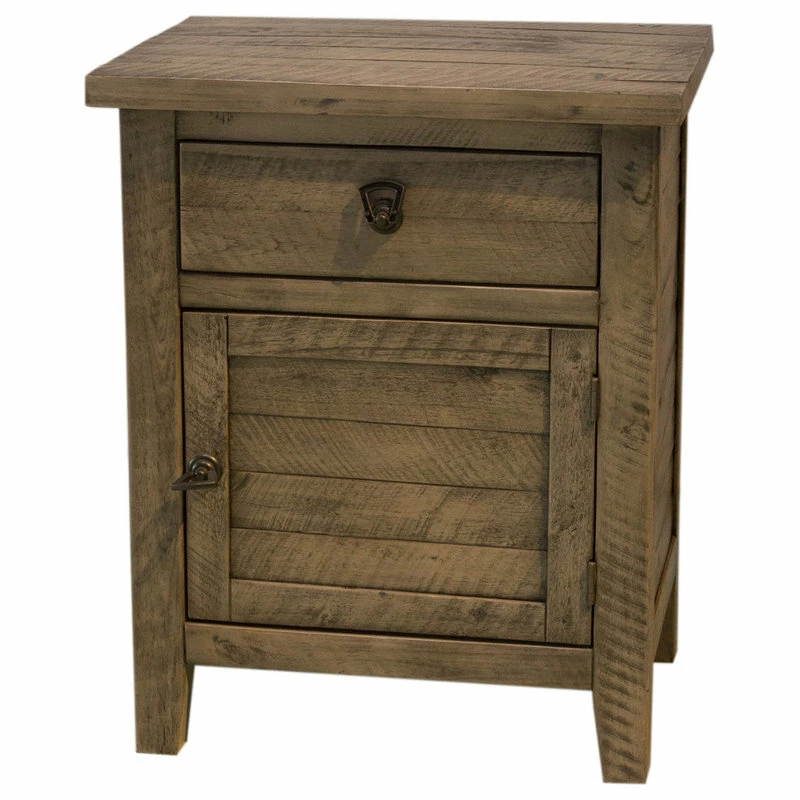 MADE4HOME Montana Cabinet 1 Door 1 Drawer, Grey 5 MADE4HOME Montana Cabinet 1 Door 1 Drawer, Grey - Image 5