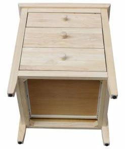 Whitewood Industries Nightstand With 3 Drawers -Bare Sales Store 2f21bffb02867d35 3789 w800 h800 b1 p0