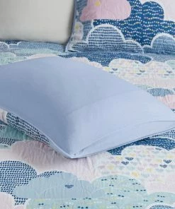 Olliix Kids Cotton Comforter/Duvet Cover/Coverlet Set, Blue, Twin, Coverlet -Bare Sales Store 2f5158100368a795 3404 w800 h800 b0 p0
