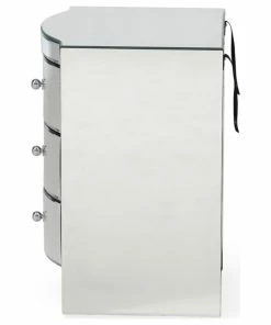 GDFStudio GDF Studio Jacinda Mirrored Accent 3-Drawer Nightstand -Bare Sales Store 3191060403f434c8 8900 w800 h800 b1 p0