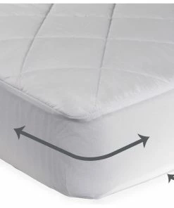 Sealy Cool Comfort Fitted Infant/Toddler Crib Mattress Pad, 52"x28", White -Bare Sales Store 31a17dd20bf5a59a 6904 w800 h800 b0 p0