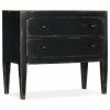 Hooker Furniture Ciao Bella 2-Drawer Nightstand, Black