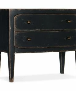 Hooker Furniture Ciao Bella 2-Drawer Nightstand, Black