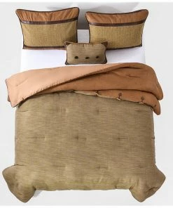 HiEnd Accents Highland Lodge Comforter Set, 5PC, Super King -Bare Sales Store 33e18ec403d7d937 0067 w800 h800 b1 p0