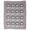 Parkland Collection Lion King Light Grey Knitted Baby Blanket BTRK21165