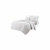 Olliix JLA Madison Park Keaton Polyester Coverlet Set, White, King