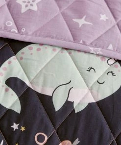 Olliix Kids Magical Narwhals Dreamy Narwhals Comforter/Coverlet Set, Full -Bare Sales Store 36b18366016dfeaa 3462 w800 h800 b0 p0
