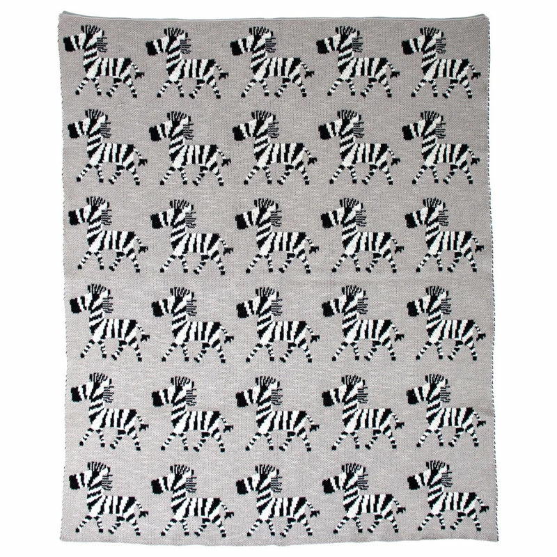 Parkland Collection Zara Grey Knitted 32" X 40" Baby Blanket BTRK21167 1 Parkland Collection Zara Grey Knitted 32" X 40" Baby Blanket BTRK21167