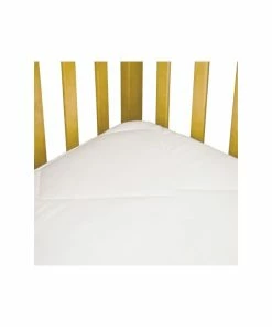 Sealy Naturals Cotton Fitted Crib/Toddler Mattress Pad Cover, 52"x28", White -Bare Sales Store 37510cad0b84255d 6852 w800 h800 b0 p0