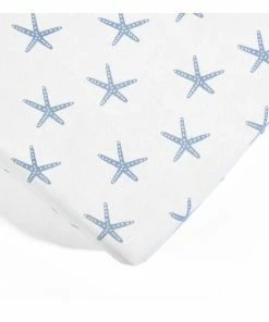 Lush Decor Baby Seaside Starfish Organic Cotton Fitted Crib Sheet Blue 2Pk 28x52x9 14 Lush Decor Baby Seaside Starfish Organic Cotton Fitted Crib Sheet Blue 2Pk 28x52x9 -Bare Sales Store 3891a2b100be3843 8035 w800 h800 b1 p0