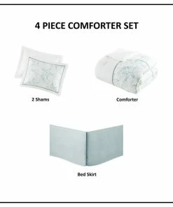 Olliix Harbor House Printed Comforter Bedding Set With Embroidery, King -Bare Sales Store 38c1ef9503e3413d 8099 w800 h800 b1 p0