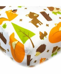 Pam Grace Creations Woodland Creatures Charming Forest 6 Piece Crib Bedding Set -Bare Sales Store 42a146850c29334a 5207 w800 h800 b0 p0