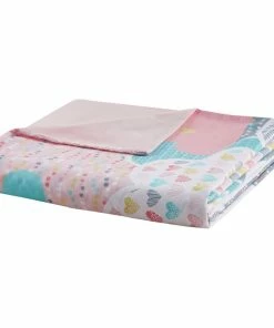 Olliix Kids Cotton Comforter/Duvet Cover/Coverlet Set, Pink, Twin, Duvet Cover -Bare Sales Store 4541e02b0368a619 3165 w800 h800 b1 p0