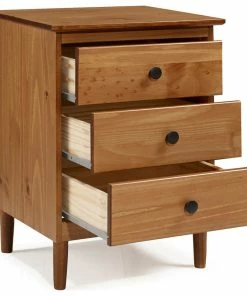 Walker Edison Classic Midcentury Modern 3-Drawer Solid Wood Nightstand, Caramel 10 Walker Edison Classic Midcentury Modern 3-Drawer Solid Wood Nightstand, Caramel -Bare Sales Store 45911f0d0b6b4dbd 3653 w800 h800 b1 p0