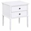 Comfort Pointe Ellison 2-Drawer Nightstand, White