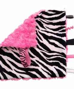 Bbemerald Travel Comfort Safety Newborn Infant Child Pink Zebra Sensory Blanket