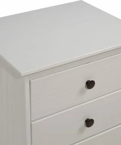 Walker Edison Classic Midcentury Modern 3-Drawer Solid Wood Nightstand, White 9 Walker Edison Classic Midcentury Modern 3-Drawer Solid Wood Nightstand, White -Bare Sales Store 4c41381e0b6b4ffe 9487 w800 h800 b0 p0