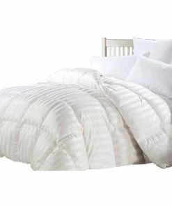 Egyptian Bedding Luxurious Siberian Goose Down Comforter 600 Thread Count 750FP, California King
