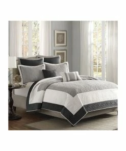 Olliix Madison Park Pieced 7-Piece Coverlet Set, King/California King -Bare Sales Store 5101a53808a20952 3695 w800 h800 b0 p0