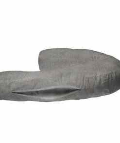 Living Healthy Products Jersey Gray Cover For Side Sleeper Ear Hole Pillow, Jersey Replacement Cover -Bare Sales Store 5401fef309749e77 4973 w800 h800 b1 p0