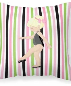 The-store Ballerina Blonde Point Fabric Decorative Pillow