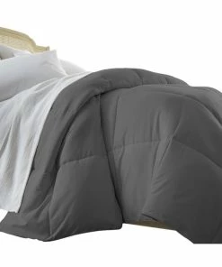 Ienjoy Home Becky Cameron Alernative Goose Down Comforter, King/California King, Gray