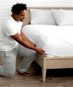 Bare Home Microfiber Fitted Sheet Deep Pocket, White, Full Xl -Bare Sales Store 5a01e9f40244c833 5891 w800 h800 b0 p0