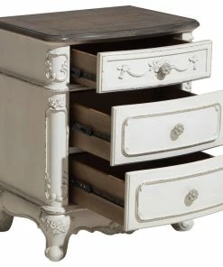 Lexicon Home Averny Nighstand, 2-Tone Finish, Antique White, Gray -Bare Sales Store 5a31f40c0d4ceed9 4962 w800 h800 b1 p0