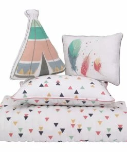 Lincove 4-Piece Boho Toddler Bedding Set