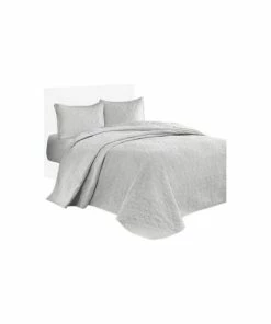 Olliix Madison Park Quilted Microfiber Bedspread Set, King