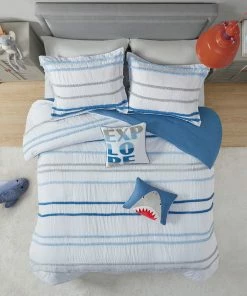 Olliix Kids Haisley Shark Explore Blue Comforter/Duvet Cover Set, Twin, Comforter 14 Olliix Kids Haisley Shark Explore Blue Comforter/Duvet Cover Set, Twin, Comforter -Bare Sales Store 5d71abd2016dfe67 1476 w800 h800 b0 p0