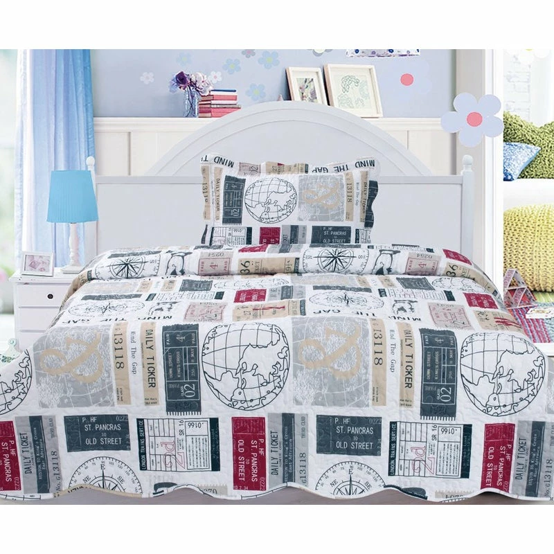 Patch Magic Mind The Gap 3 Piece Set, Full/Twin, 75"X90", 2 Standard Pillow Shams 2 Patch Magic Mind The Gap 3 Piece Set, Full/Twin, 75"X90", 2 Standard Pillow Shams - Image 2