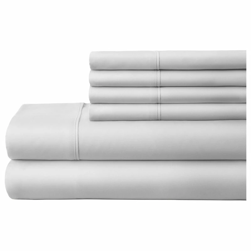 Ienjoy Home Home Collection Ultra-Soft Luxury 6 Piece Bed Sheet Set, King, Light Gray 1 Ienjoy Home Home Collection Ultra-Soft Luxury 6 Piece Bed Sheet Set, King, Light Gray