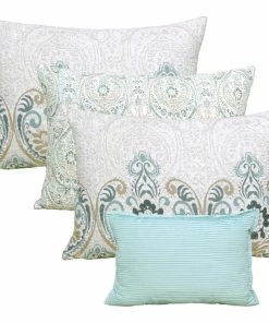 BNF Home Visionary Damask 6 Piece Quilted Daybed Set, Blue, Daybed, 75"x39" -Bare Sales Store 60a17d330e458b86 7459 w800 h800 b1 p0