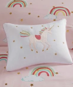 Olliix Mi Zone Kids Alicia Unicorn Gold Stars Complete Comforter And Sheet Set, Full, C -Bare Sales Store 61119552016dfe8f 8283 w800 h800 b0 p0