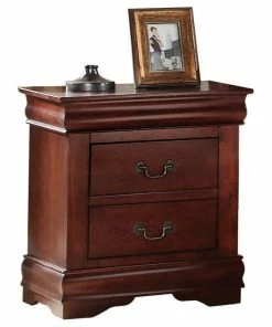 Acme Furniture Louis Philippe Nightstand, Cherry