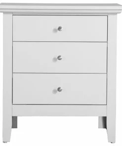 Glory Furniture Whitley 3-Drawer Nightstand, White -Bare Sales Store 62a108f00ea0cb4a 4594 w800 h800 b1 p0