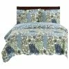 Royal Tradition Elena Forest Oversized Reversible Coverlet Set, Full/Queen