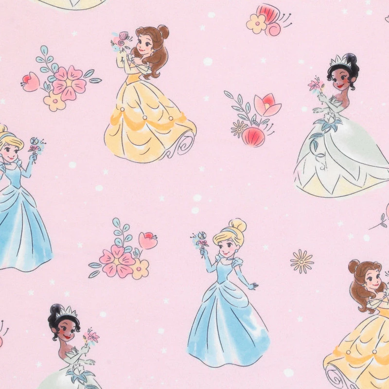 Lambs & Ivy Disney Princesses Pink Fleece Baby Blanket - Belle/Tiana/Cinderella 3 Lambs & Ivy Disney Princesses Pink Fleece Baby Blanket - Belle/Tiana/Cinderella - Image 3