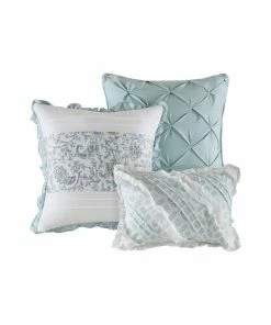 Olliix Madison Park Percale Printed 6-Piece Coverlet Set, Full/Queen -Bare Sales Store 67f17ee108a209d8 1476 w800 h800 b1 p0