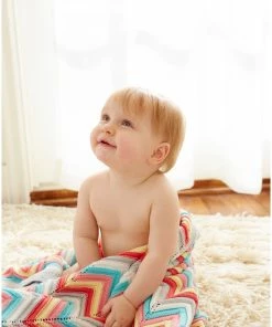The Little Acorn Chevron Blanket, 100% Cotton Knit, 6 Colors -Bare Sales Store 68512fbf071e6b80 4034 w800 h800 b0 p0