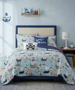 Olliix Kids Pirate Adventure Comforter/Coverlet Set With Dec Pillows, Twin 18 Olliix Kids Pirate Adventure Comforter/Coverlet Set With Dec Pillows, Twin -Bare Sales Store 68f13196016dfdc5 6719 w800 h800 b0 p0