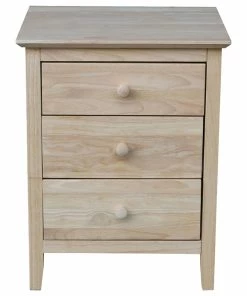 Whitewood Industries Nightstand With 3 Drawers -Bare Sales Store 69818e8202867d3e 3789 w800 h800 b1 p0