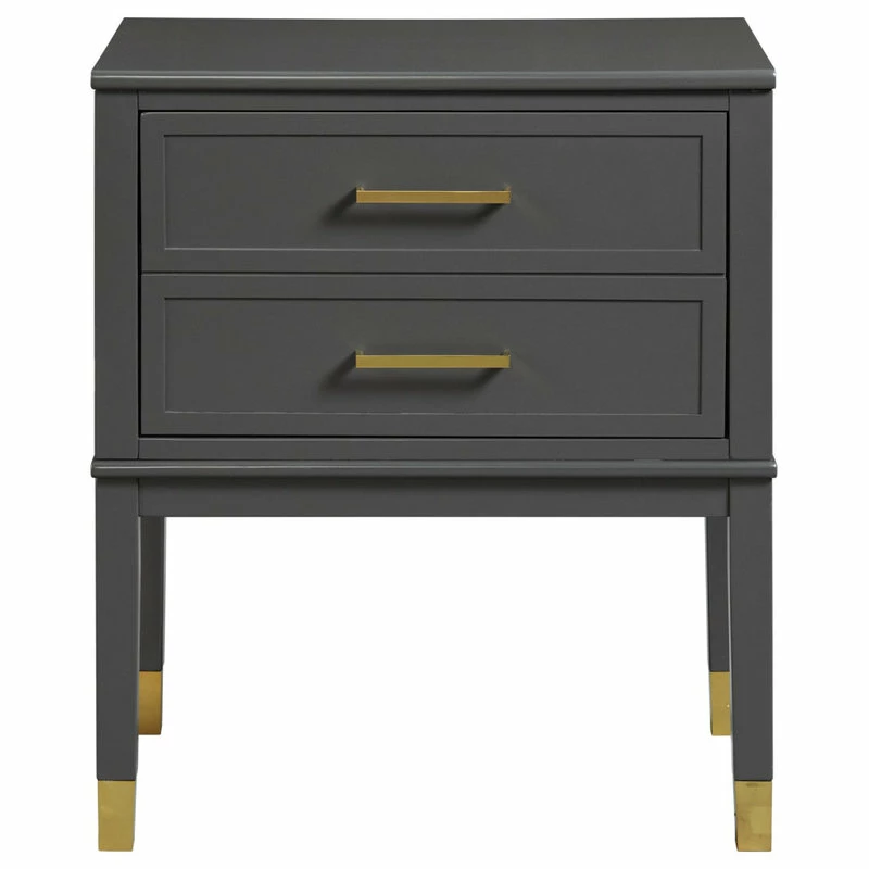 Elements Picket House Furnishings Brody Side Table With Dark Charcoal Finish CTBN150NS 3 Elements Picket House Furnishings Brody Side Table With Dark Charcoal Finish CTBN150NS - Image 3