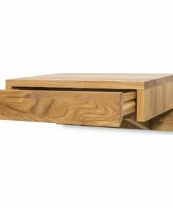 Woodek Design Bo Floating Bedside Table, Wall Hanging, Wooden Nightstand With Drawer, Oak -Bare Sales Store 6b9192cf0e2b0fe2 3438 w800 h800 b1 p0