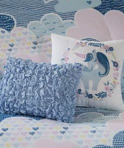 Olliix Kids Cotton Comforter/Duvet Cover/Coverlet Set, Blue, Full/Queen, Comforter -Bare Sales Store 6ba1305f016dfe7c 3404 w800 h800 b0 p0