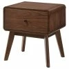 Vig Furniture Inc. Modrest Marshall Mid-Century Modern Walnut Nightstand